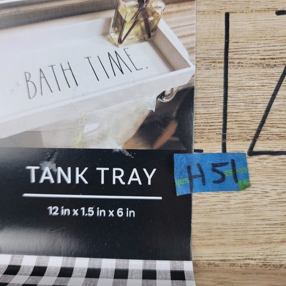 NWT Rae Dunn back of toilet tank organizing tray - Picture 4 of 4